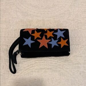 Urban Outfitters Suede Star Clutch